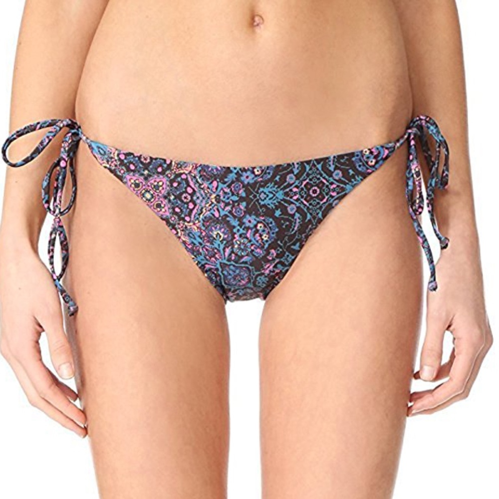 L*Space Lily Julitta Print Side Tie Bikini Bottom